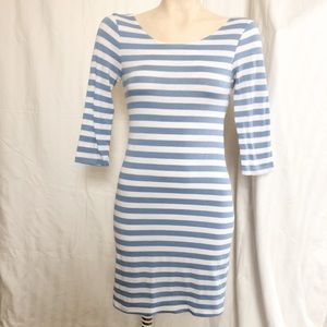 Stripe Bodycon Mini Dress S